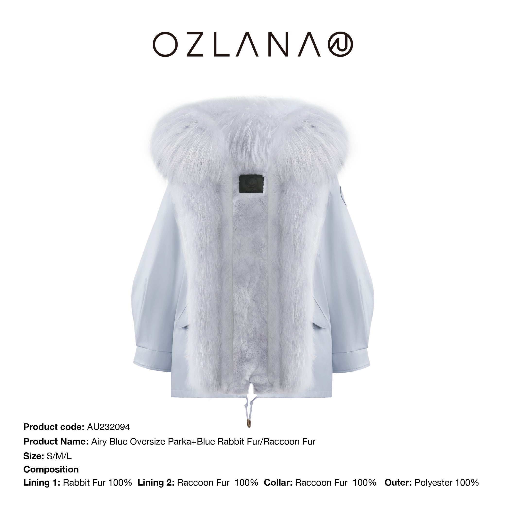 Ozlana on sale fur parka